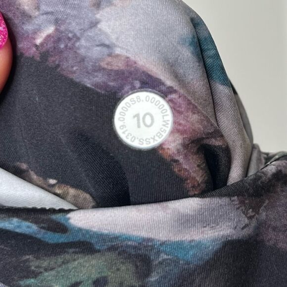 Lululemon Fast and Free Tight II Glacier Camo Starlight Leggings Size 10 - Picture 5 of 5